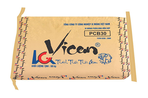 Ví dụ về dòng xi măng PCB30 của nhà sản xuất Vicem
