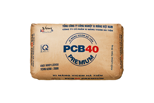 Ví dụ về dòng xi măng PCB40 của nhà sản xuất Vicem